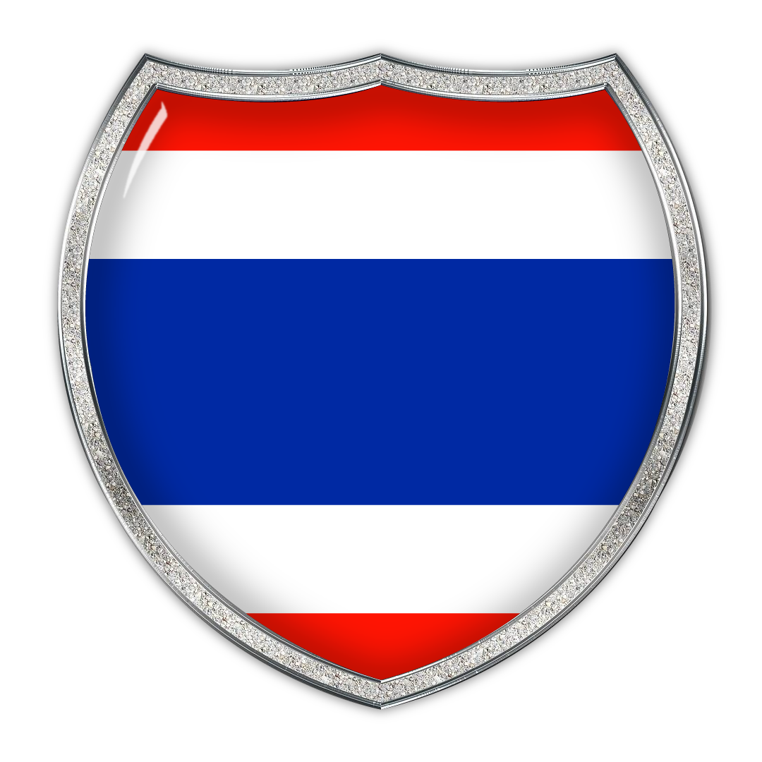 Thai-flag-in-the-diamond-frame
